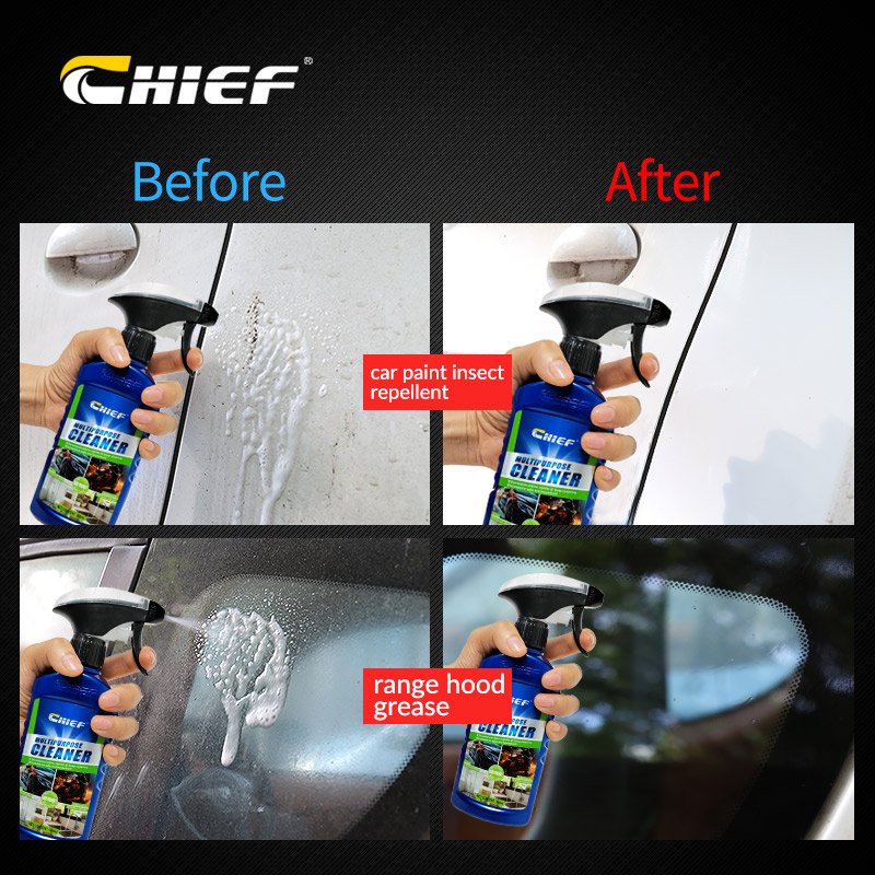 Home car motorcycle multipurpose use quick remove oil grease and dust cleaner spray bottle