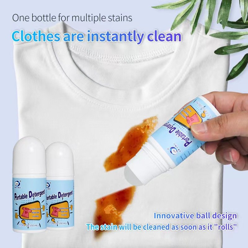 New Trending Clothing Stain Remover Portable Instant Stain Removal Decontamination Pen No-wash Roller-ball Cleaner For Clothes