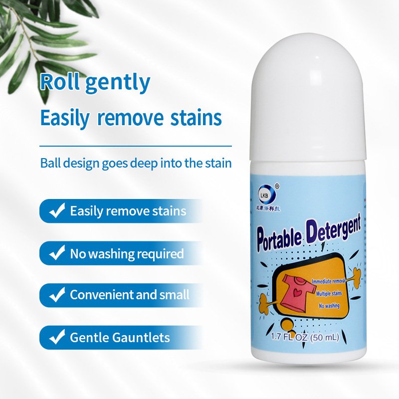 New Trending Clothing Stain Remover Portable Instant Stain Removal Decontamination Pen No-wash Roller-ball Cleaner For Clothes