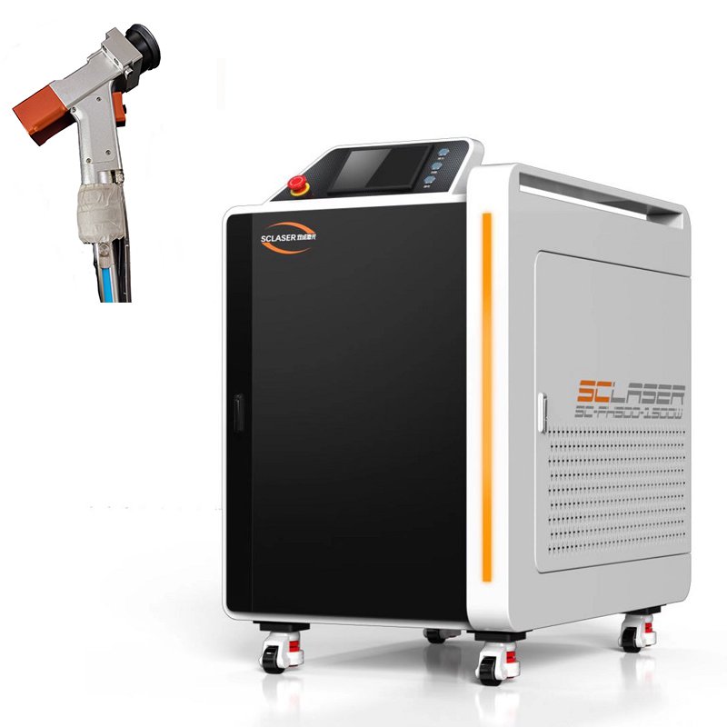 Portable Mini Laser Cleaning Machine Handheld 3000W Metal Rust Cleaner for Removal of Rust Paint Oil
