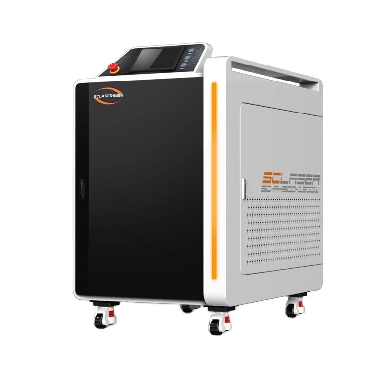 Portable Mini Laser Cleaning Machine Handheld 3000W Metal Rust Cleaner for Removal of Rust Paint Oil