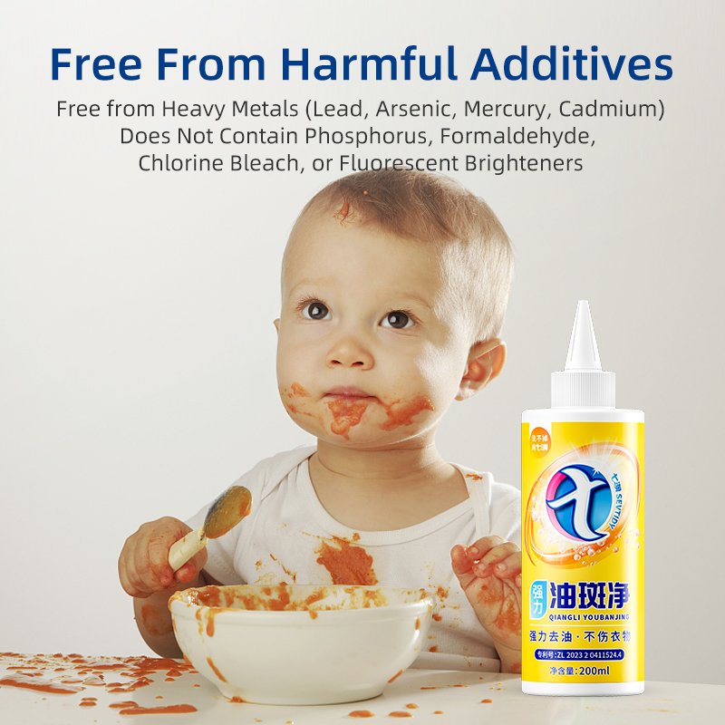 Effective Disposable Liquid Pigment Oil Stain Remover Strong Cleaner For Removing Oil Stains From Clothing