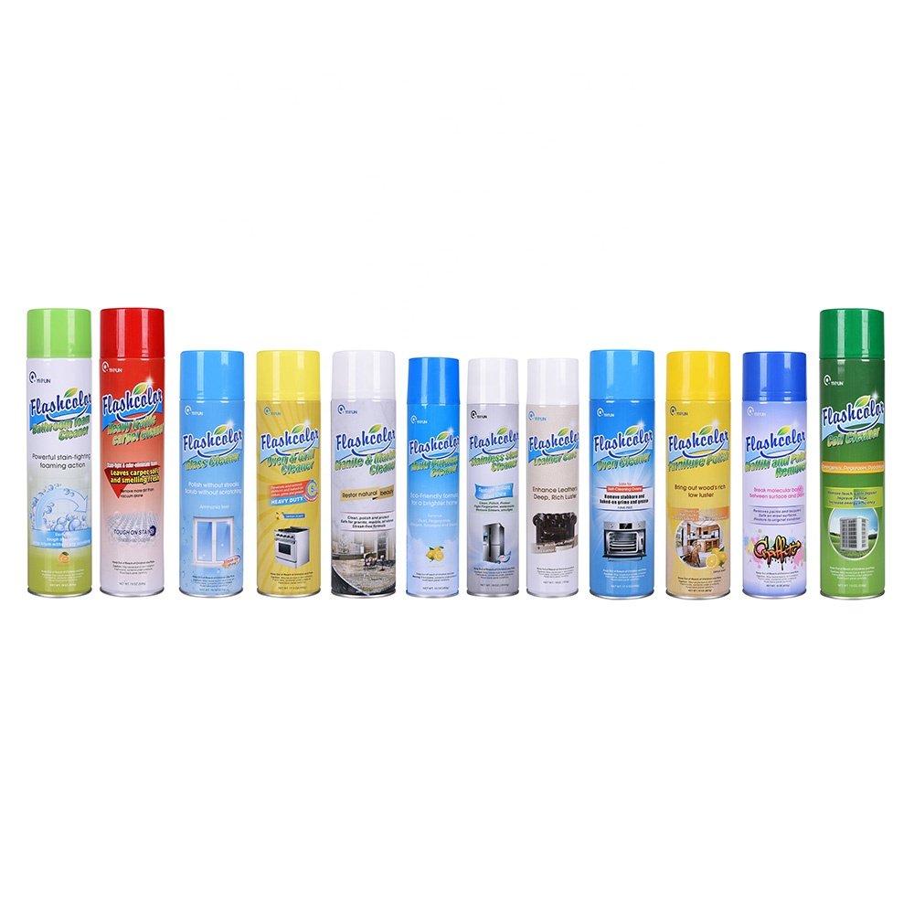 High quality heavy oil grill oven spray grease to remove stains foam spray kitchen oven cleaner
