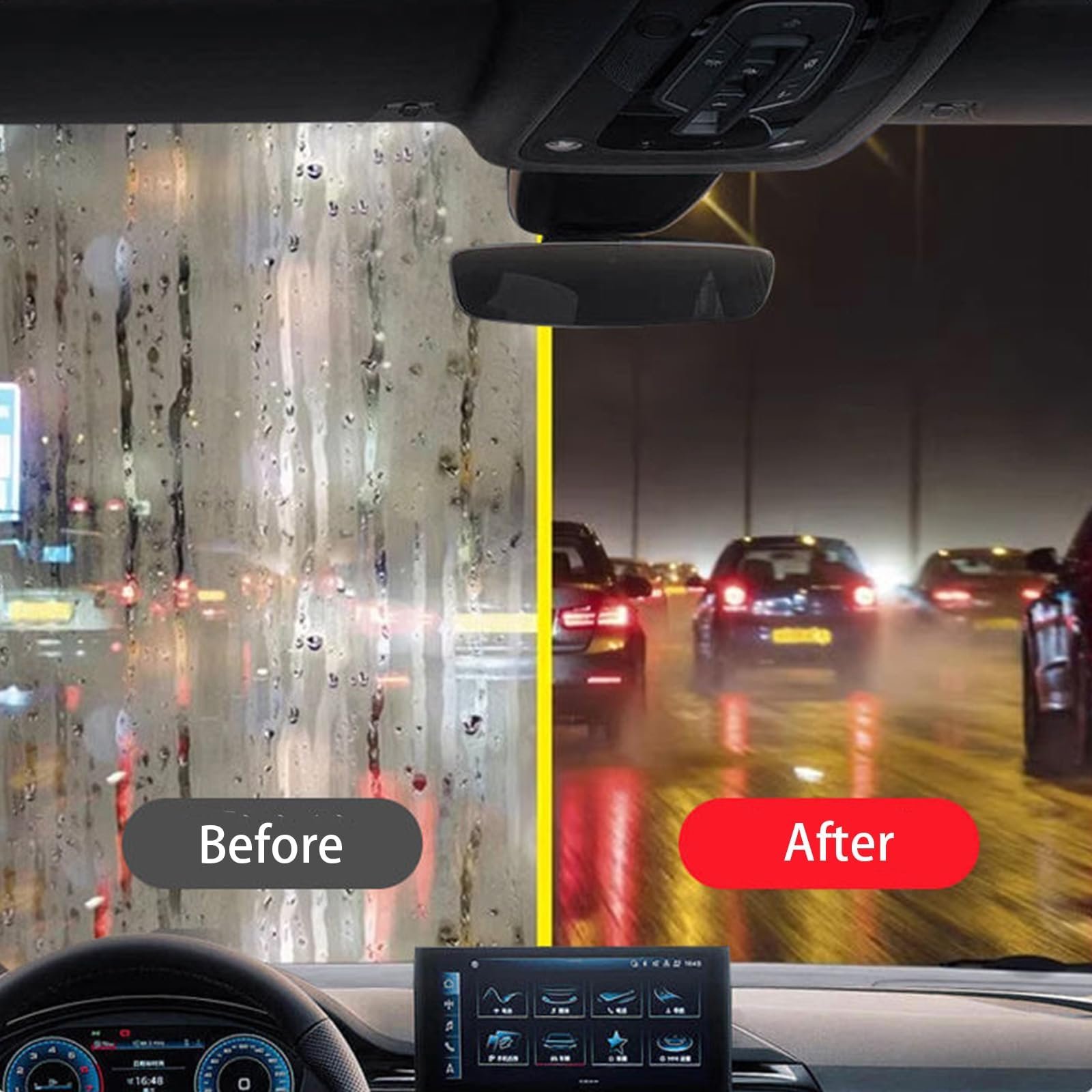 Factory Price Cleaning Brush Car Glass Oil Removal Film Brush Front inside Windshield Oil Film Stain Removal Glass Oil Film
