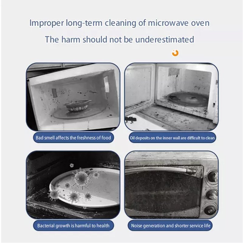 Heavy Oil Stain Removing Oven Kitchen Stain Refrigerator And Microwave Oven Steam Cleaner
