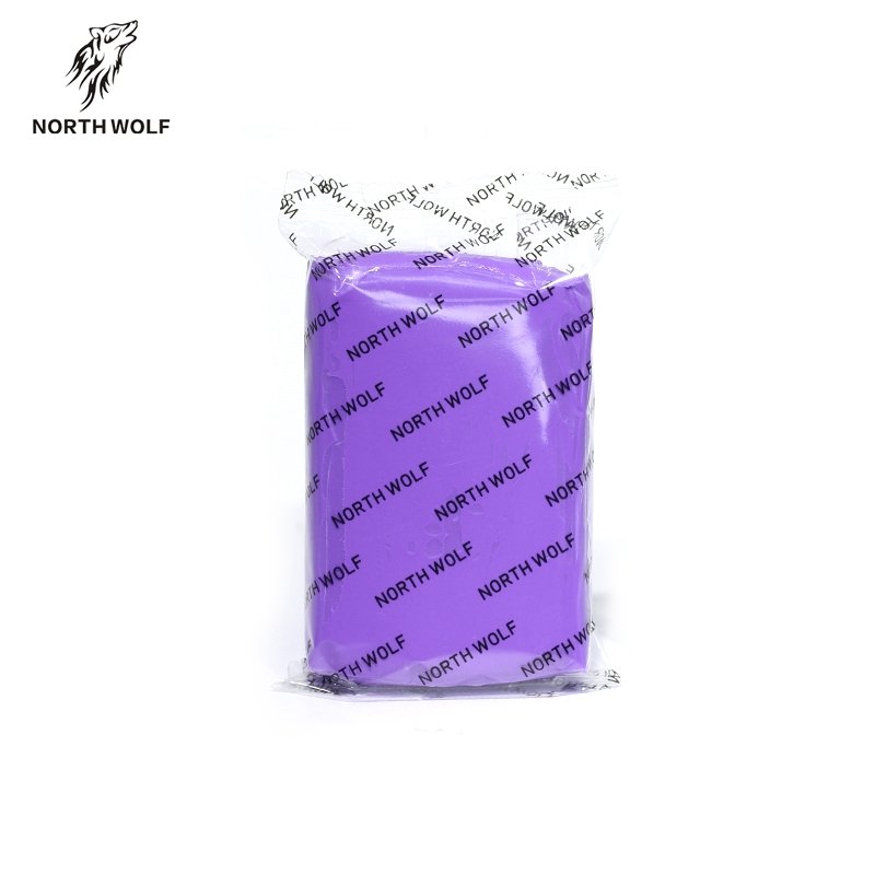 Chinese supplier 200g car cleaner clay bar purple customized with packaging clay bar kit
