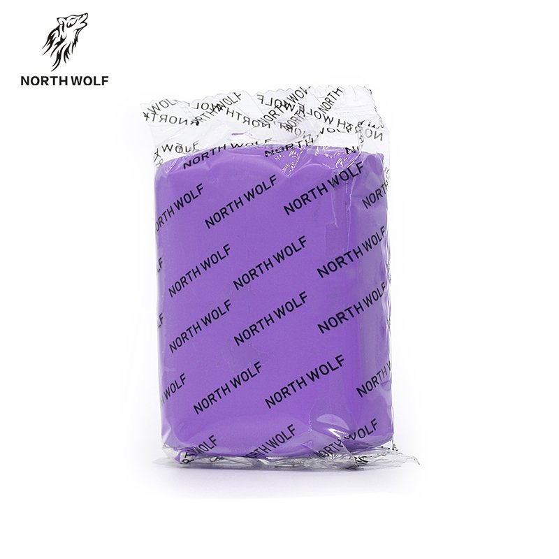 Chinese supplier 200g car cleaner clay bar purple customized with packaging clay bar kit