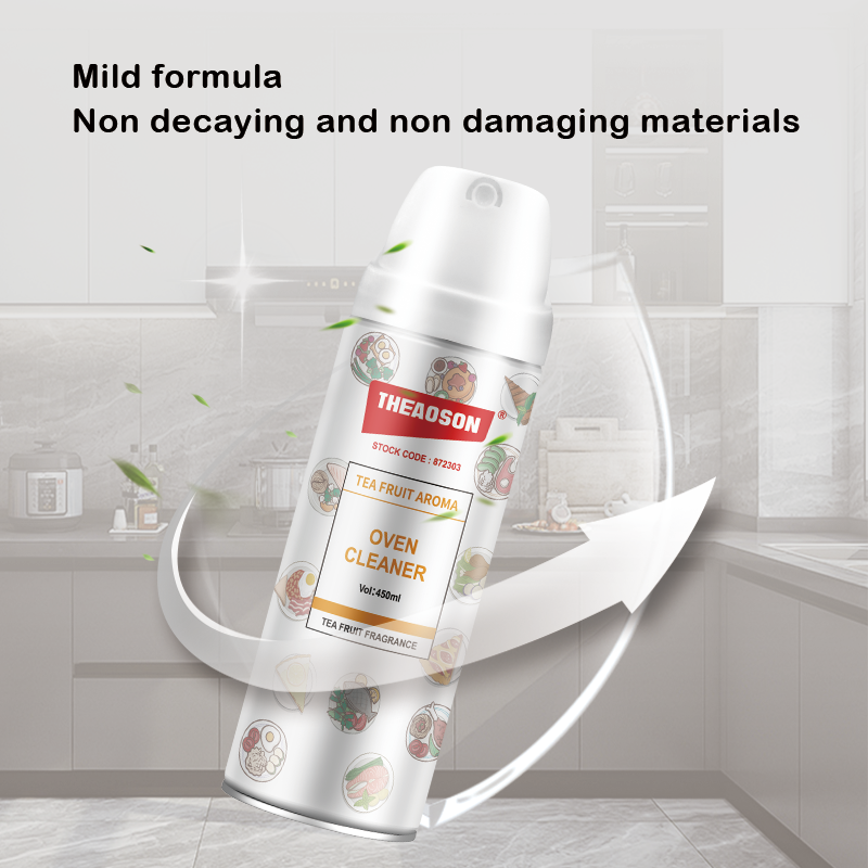 THEAOSON 200ML OEM Oven Cleaner Stubborn Removing Detergent Kitchen Oil Stain Cleaner Foam Spray Fresh Scent