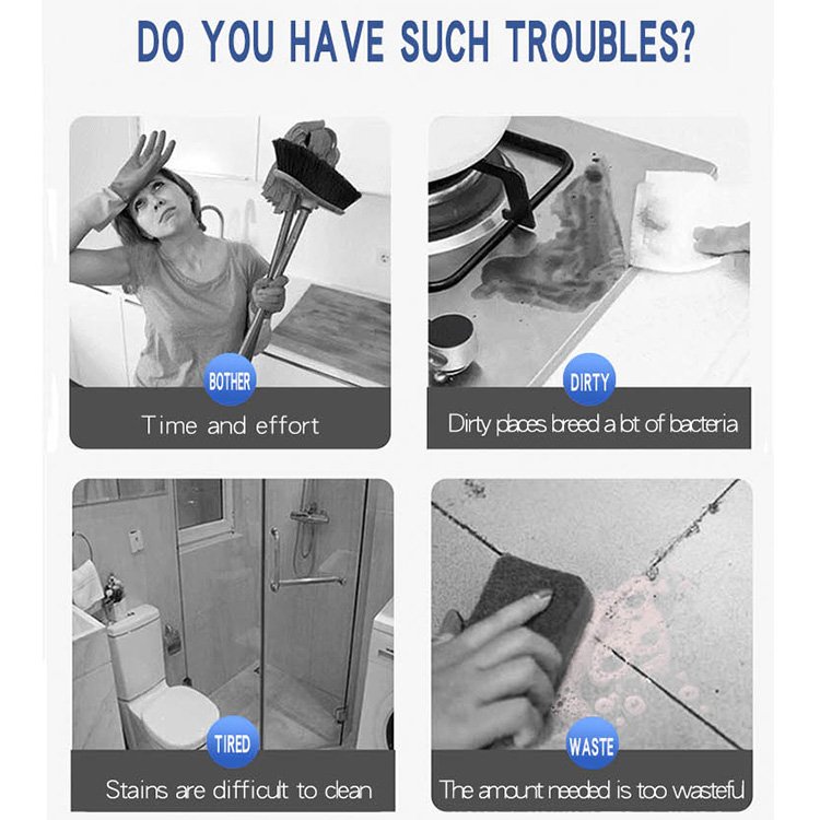 Kitchen cleaning chemicals Remove oil mousse spray eco friendly stain remover cleaning products