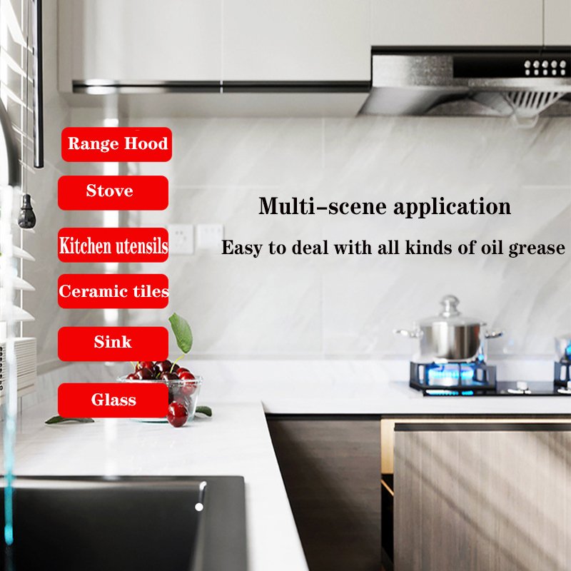 Multifunctional Foam Household Oil Stain Removing Cleaning Detergent Kitchen Cleaner Spray