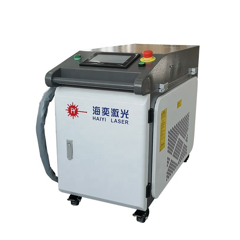 Easy Operation 1500W 2000W 3000W Small Portable Metal Laser Cleaner Rust Removal Fiber Laser Cleaning Machine