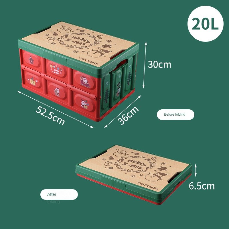 Hot Seller New Christmas PP Folding Storage Box Outdoor Portable Camping Tent Camping Folding Box