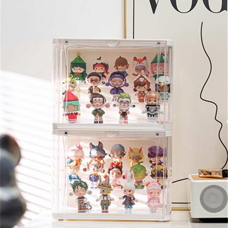 Blind Box Storage Display Stand Toy Storage Box Transparent Box Display Cabinet With Light