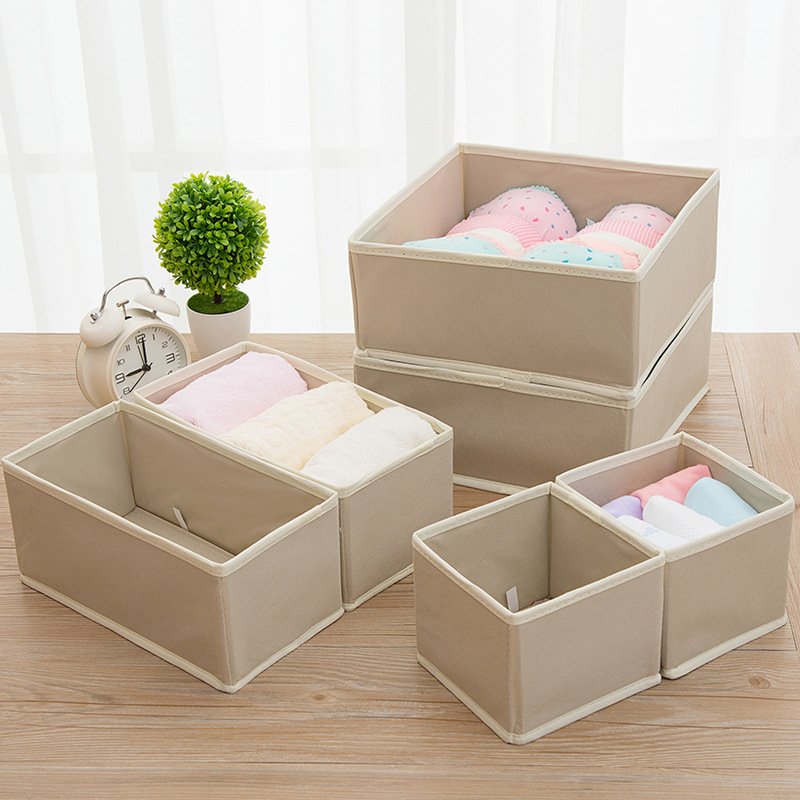 T-shirt Clothes Storage Box Underwear Bra Socks Cabinet Drawer Organizer Pants Storage Basket Wardrobe Clothing Finishing Box