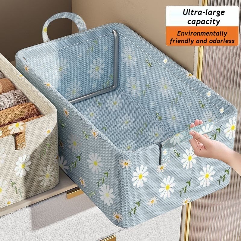 Household wardrobe clothes organizer foldable non-woven fabric clothes organizer closet storage box for clothes