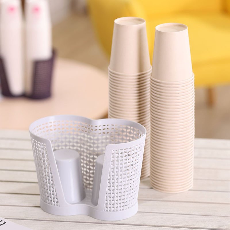 New Products Plastic Paper Cup Storage Box Disposable Paper Cup Storage Boxes Suitable For Restaurants