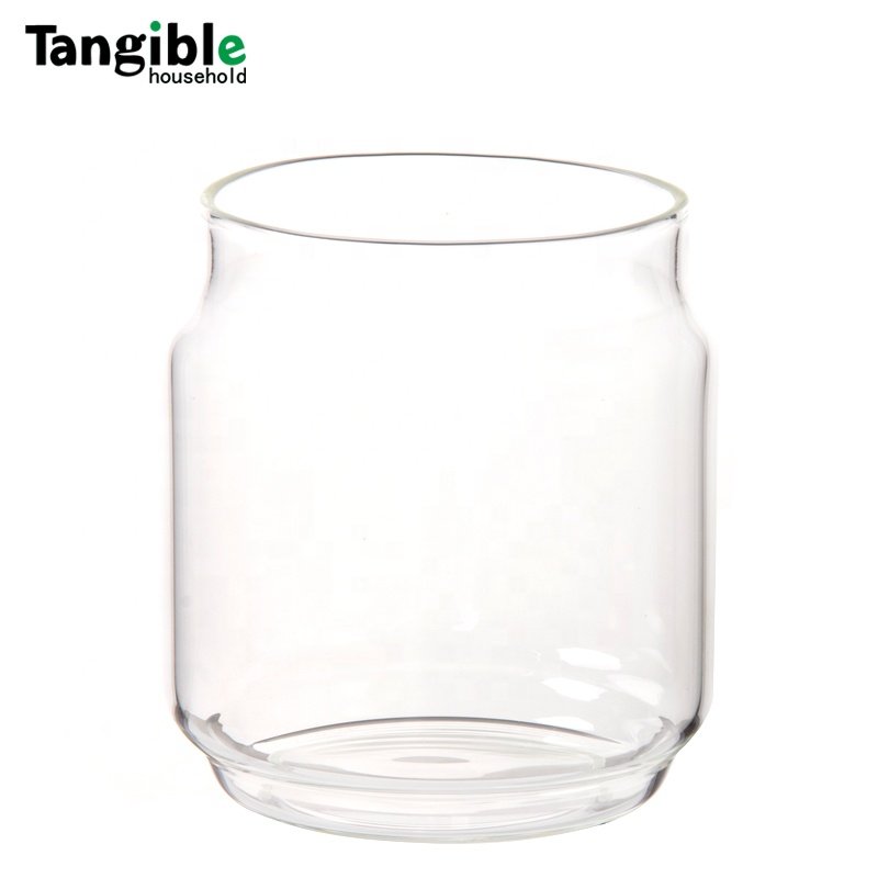 2024 high borosilicate glass Kitchen Food Storage Container Glass Storage Jar with Bamboo Lids