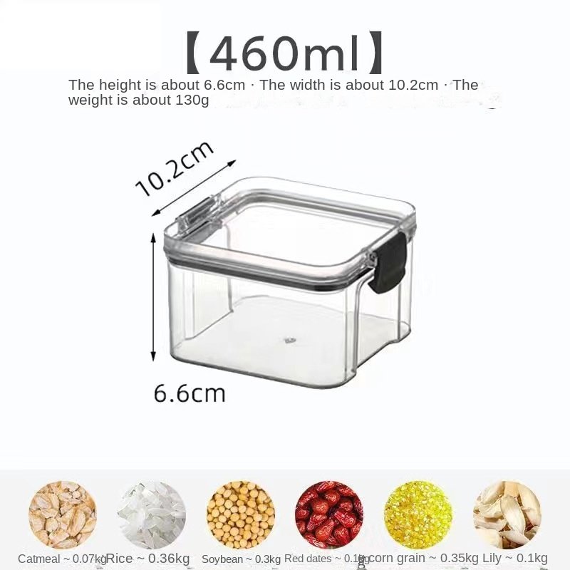 Wholesale Kitchen Transparent Clear Storage And Organization Box Food Storage Jar