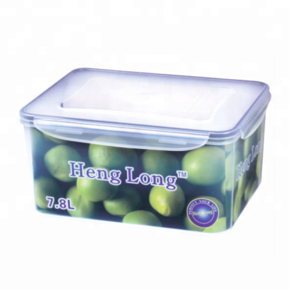 3.9L BPA Fee Leafproof Square Shape Airtight Bread Container Food Storage Container