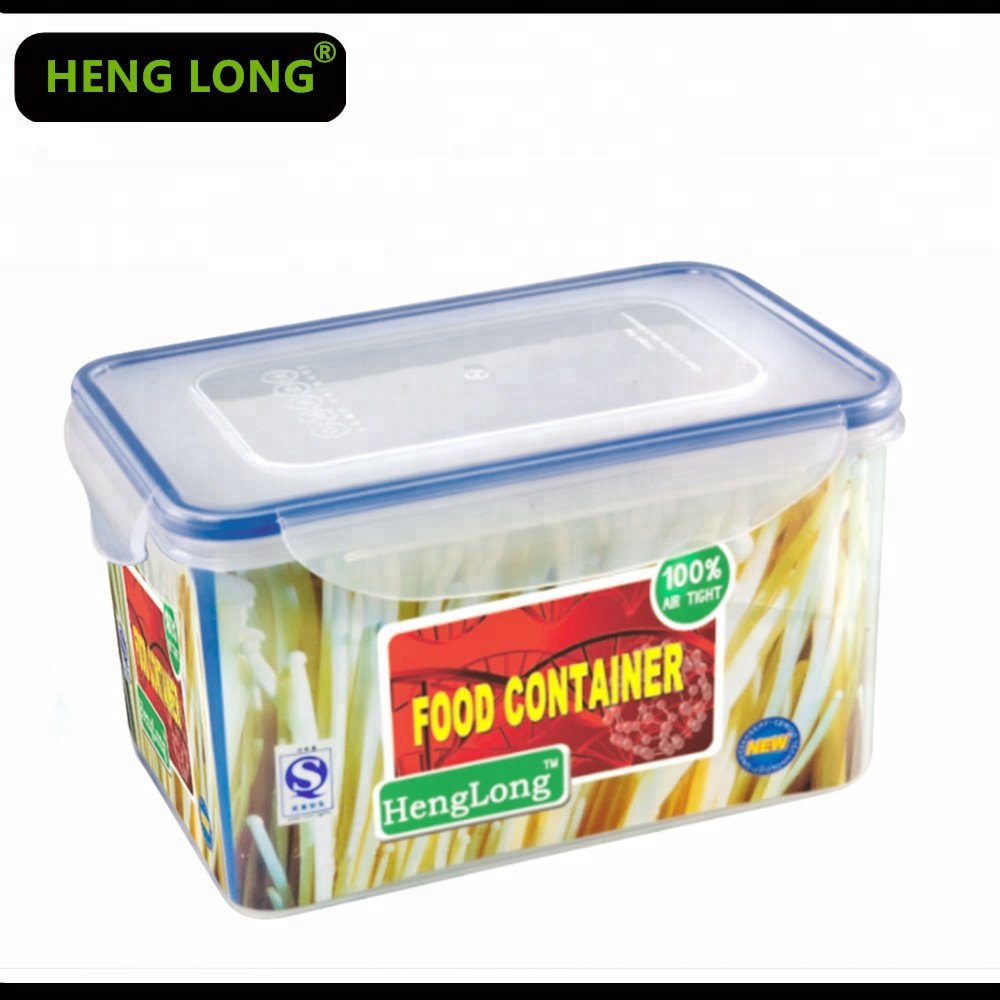 3.9L BPA Fee Leafproof Square Shape Airtight Bread Container Food Storage Container
