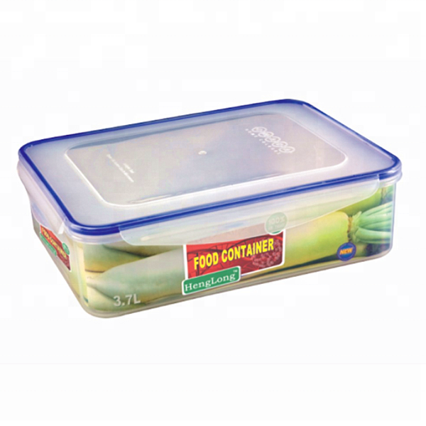 3.9L BPA Fee Leafproof Square Shape Airtight Bread Container Food Storage Container