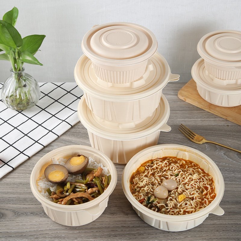 Environmental Friendly Corn Starch Food Storage Container Disposable Bowl Storage Boxes & Bins Square