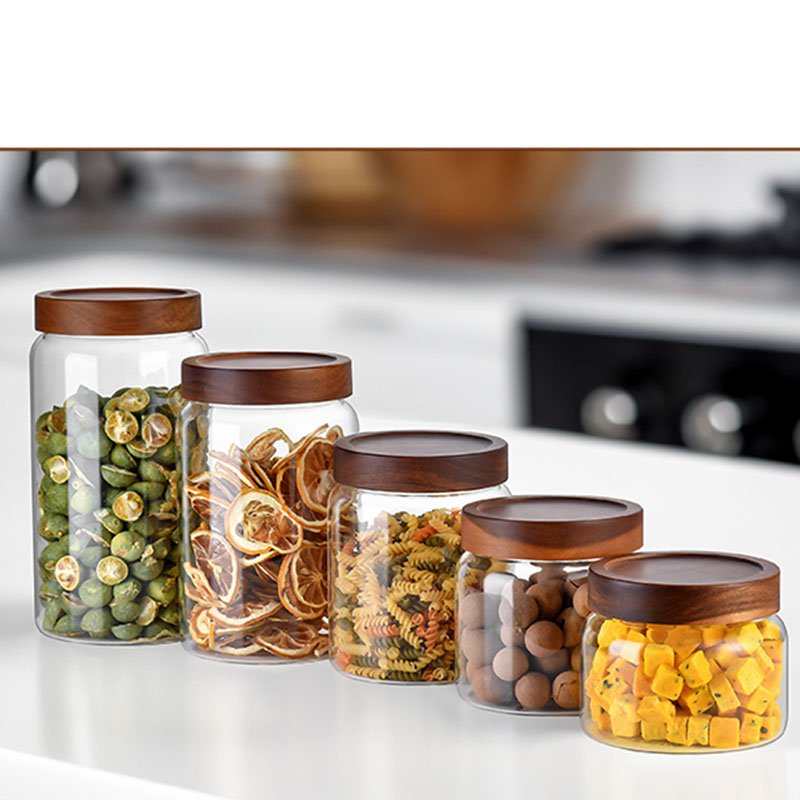 Wholesale Spot High Borosilicate 850ml 1100ml 1500ml 2000ml 2500ml airtight food storage containers with lids