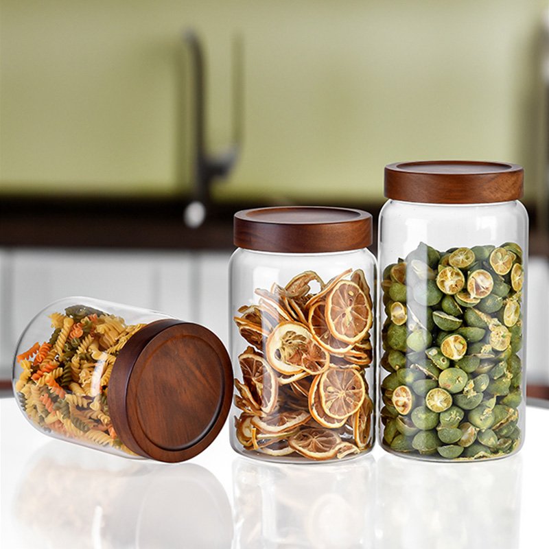 Wholesale Spot High Borosilicate 850ml 1100ml 1500ml 2000ml 2500ml airtight food storage containers with lids