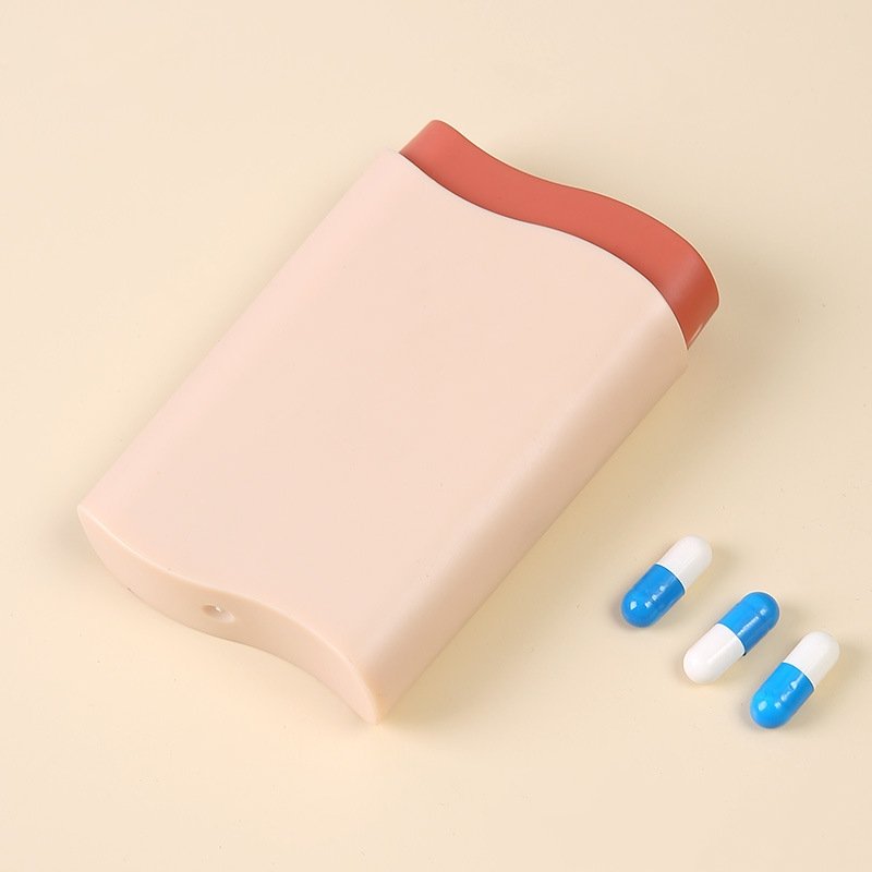 Wholesale Portable Small Pill Box Outdoor Travel Pill Storage Box Weekly Pill Box