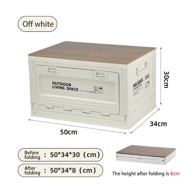 High Quality Garden Camping Outdoor Home Car Plastic Storage Bin Truck Storage Box Collapsible Storage Box