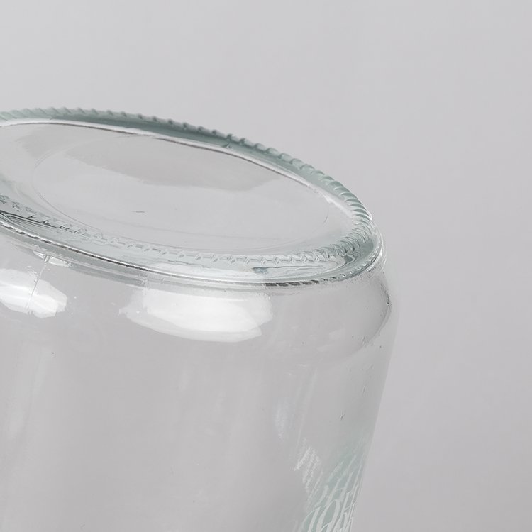 Glass Jar Honey Packing Bottle Jam Jar Candy Bottle Glass Storage Bottle with Silver Lids