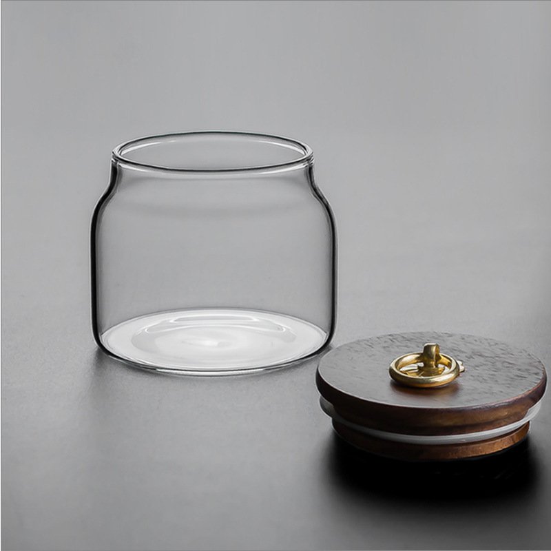 food grade borosilicate hermetic storage glass jars pots for spices