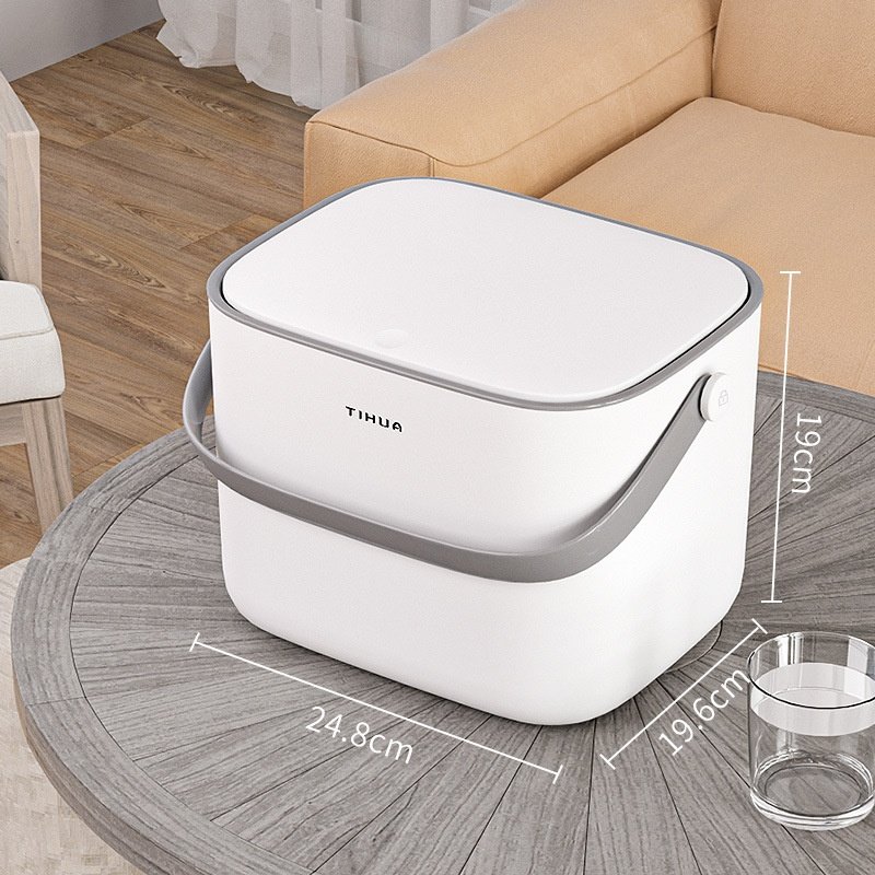 Safety plastic medicine storage box with lock children's first aid lockable large capacity storage box