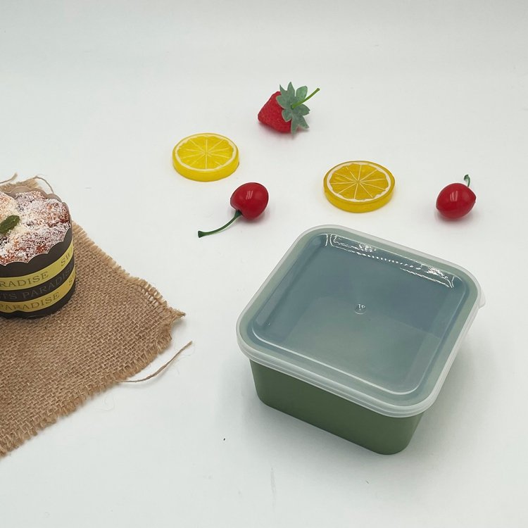 Food Container-Free High Quality Clear Plastic Fresh Food Storage Box Kitchen Organizer With Lid