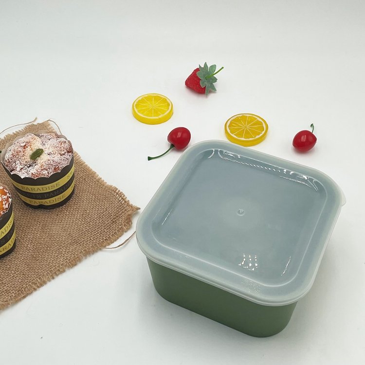 Food Container-Free High Quality Clear Plastic Fresh Food Storage Box Kitchen Organizer With Lid