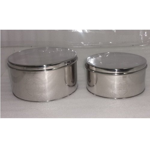 Decorative Round Shape high quality metal tin container boxes
