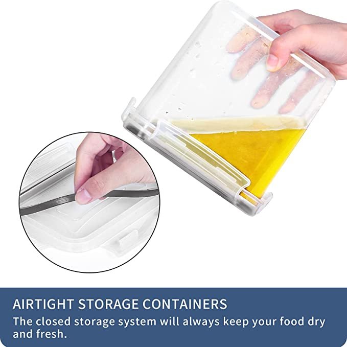 Household Storage 42 Pcs Canisters Airtight Food Storage Container Set Ideal Kitchen Pantry Organization Plastic 24 Pack