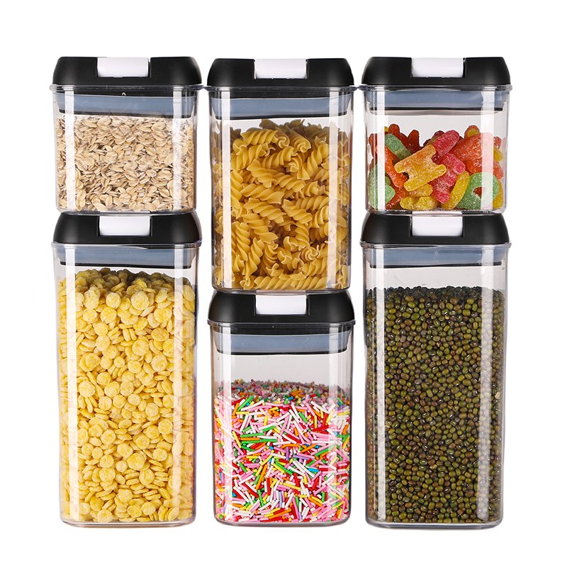 7Pcs Airtight Food Storage Container For Kitchen Organization With Lid Storage Containers