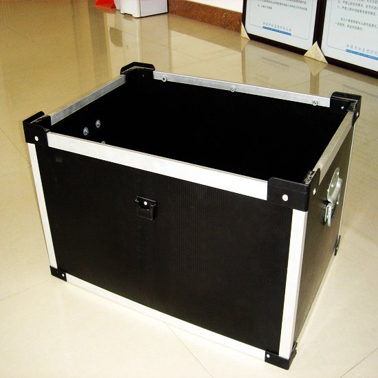 Heavy Duty Turnover Box Custom Reinforced Plastic Corrugated Container Bin Plastic Pallet Transport Box