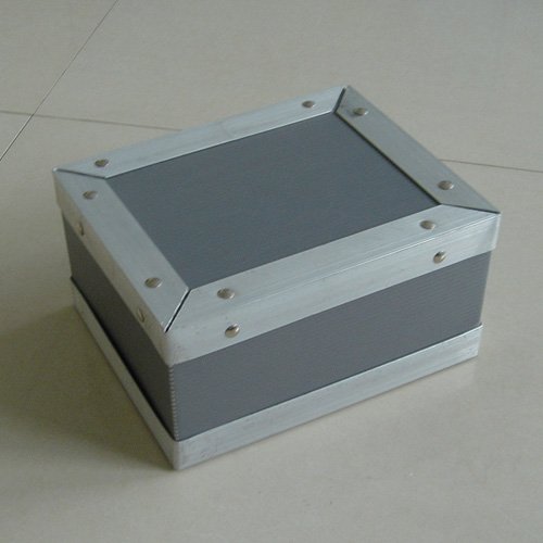 Heavy Duty Turnover Box Custom Reinforced Plastic Corrugated Container Bin Plastic Pallet Transport Box