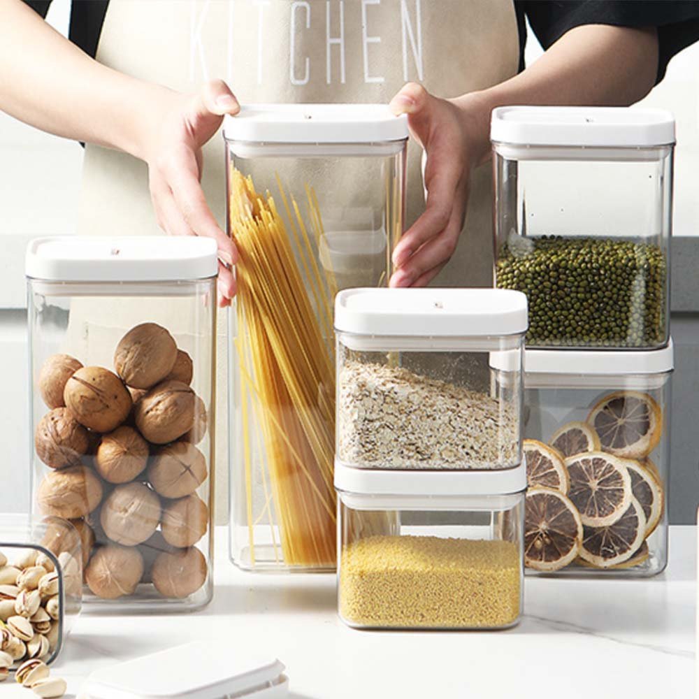 Airtight Food Storage Containers Plastic Cereal Containers with Airtight Lids Kitchen Pantry Organizer and Storage Tank
