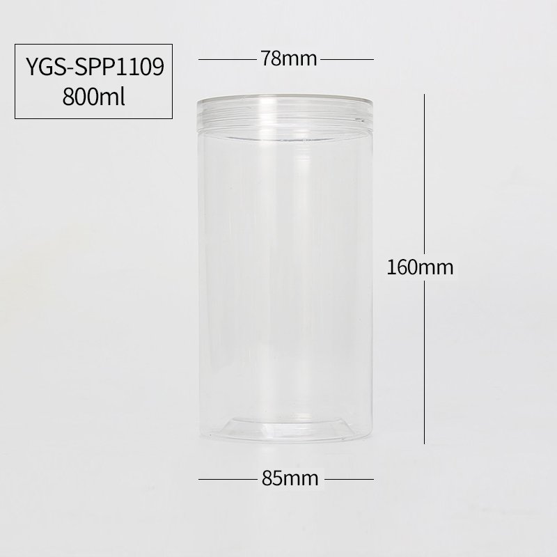 2019 Popular sales 1.2L 1.3L 2L 3L clear storage box plastic, plastic dry food storage container