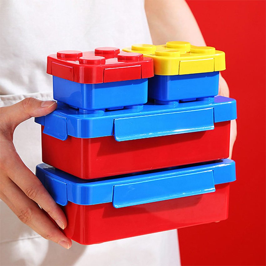 Amazon Hot Sale Bento Lunch Box New Arrival Leakproof Kids, Kids Bento Lunch Box Set, Snack Containers Box for Kids Plastic 362G