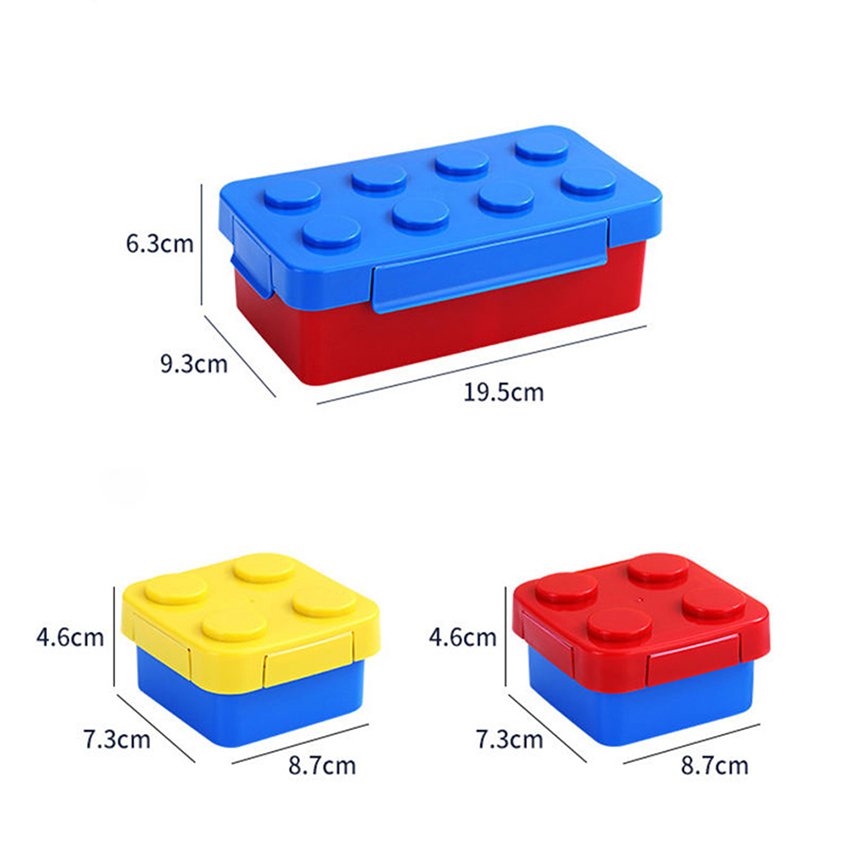 Amazon Hot Sale Bento Lunch Box New Arrival Leakproof Kids, Kids Bento Lunch Box Set, Snack Containers Box for Kids Plastic 362G