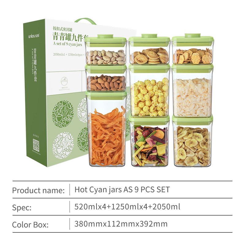 Storage bins Food Storage Container Set Preservation Tray Plastic Fridge Storage Containers hermeticos contenedor