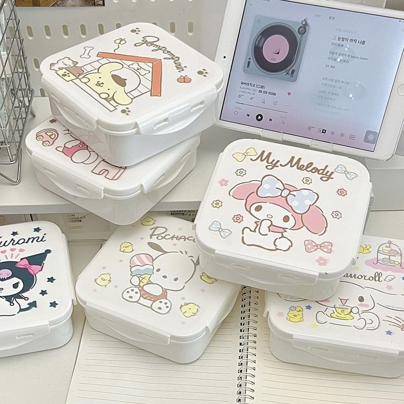 Lunch Box New Cartoon Sealed Kitchen Food Fruit Preservation Storage Box