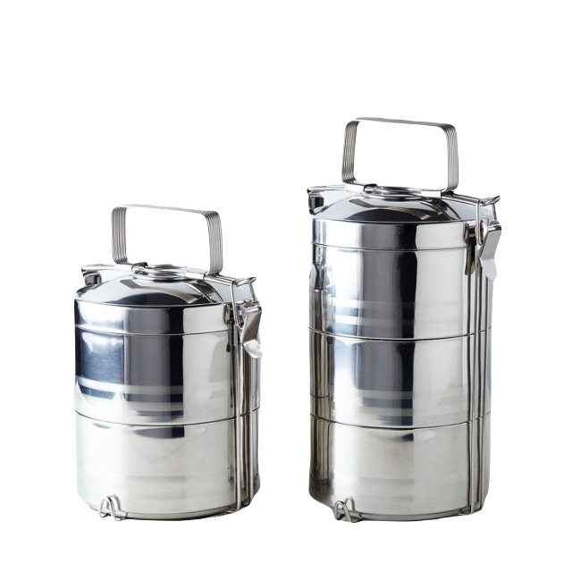 Eco Friendly Custom Multi Layer Office School Kids Stainless Steel double wall Lunchbox Tiffin Box usa