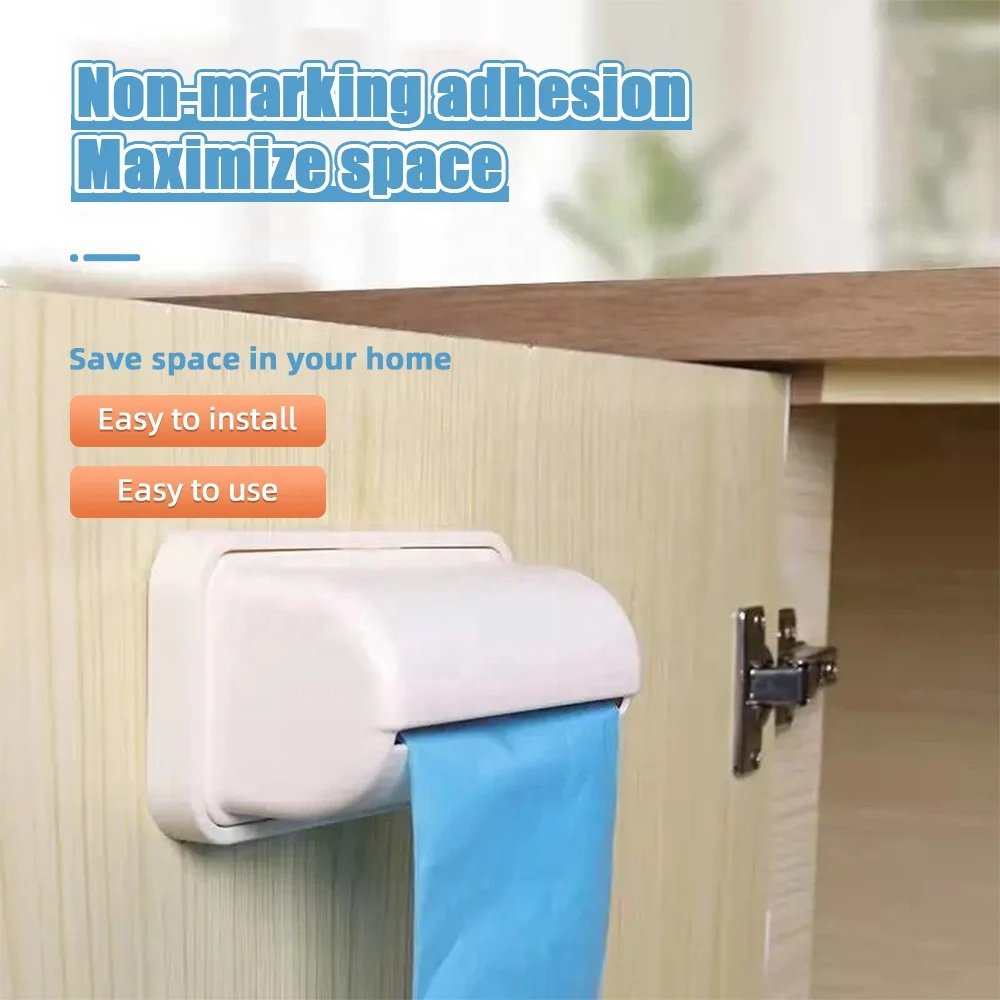 Garbage Bag Storage Box Containers Kitchen Plastic Garbage Bags Organizer Kitchen Garbage Bag Dispenser