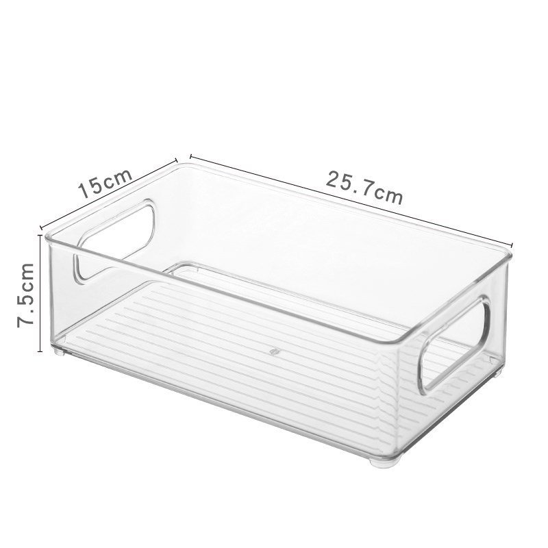 Refrigerator Organizer Fridge Stackable Pantry Organizer Box Containers for Organizing Kitchen Fridge