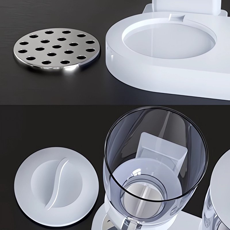 Hot Sale Airtight Dry Food Dispenser Wall Mounted Cereal Dispenser Storage Box Kitchen Food Container